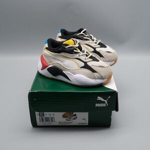 Puma RS-X3 WH AC‎ Inf Sneakers Shoes Toddlers Size 5C White Black 374500 01
